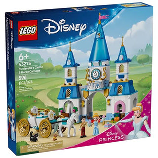 Lego Disney Princess Cinderella'S Castle and Horse Carriage 596pcs