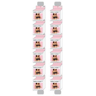 Secret Lace Body Tape Clip Strip 12 Units