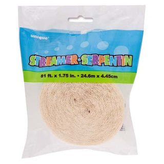 White Crepe Streamer 81ft