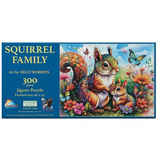 Sunsout Puzzle 300pc Squirrel Family