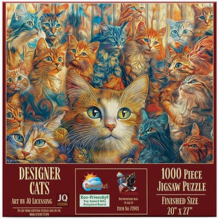 Sunsout Puzzle 1000pc Designer Cats