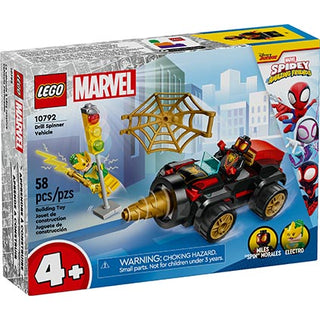 Lego Spidey Drill Spinner Vehicle 58pc