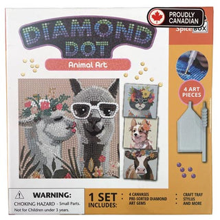 Spice Box Diamond Dot Animal Art