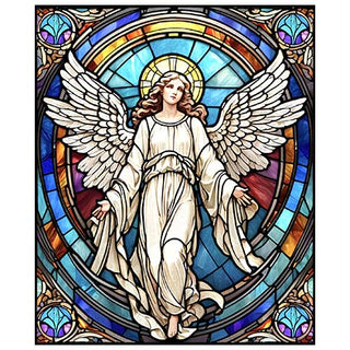 Sunsout Puzzle 1000pc Stained Glass Angel
