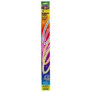 Glow Stick Necklaces 22in Asst Colors 4pk