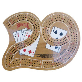 Bicycle Wooden 29 Cribbage Board