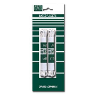 Symak Shoe Laces Round 2pk White 18in