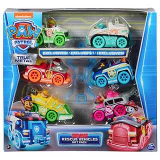 Paw Patrol True Metal Neon 6Pc Gift Pack