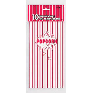 10 Popcorn Paper Party Bags