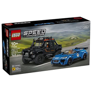 Lego Speed Champions Jaguar Project 7 and Land Rover Defender