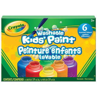 Crayola Washable Kids Paint Jars 6pk