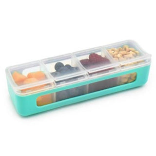 Melii 4 Compartment Snack Box Blue
