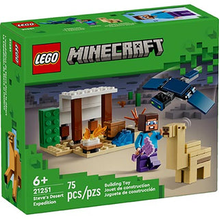 Lego Minecraft Steves Desert Expedition 75pc