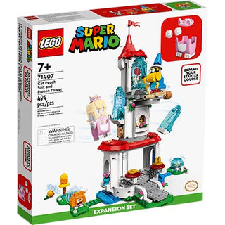Lego Super Mario Cat Peach Suit Frozen Tower Expansion Set 494pc