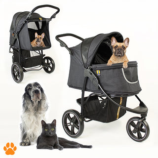 My Duque Cooper Pet Stroller Black