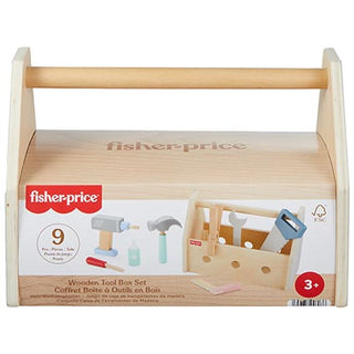 Fisher Price Wood Wooden Tool Box