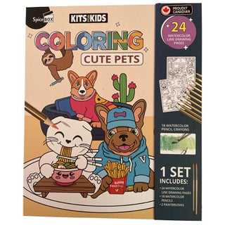 Spice Box Kits for Kids Coloring Cute Pets