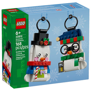 Lego Extended Line Snowman Ornaments