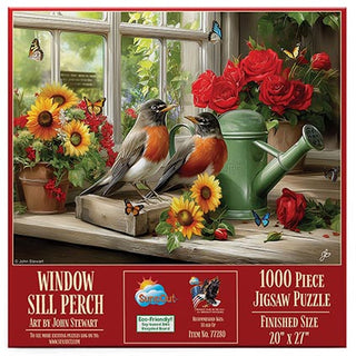 Sunsout Puzzle 1000pc Window Sill Perch