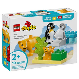 Lego Duplo Town Wild Animal Families Penguins and Lions 10pcs