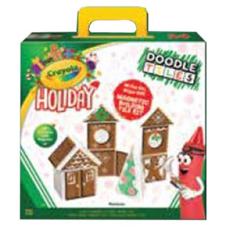 Crayola Holiday Gingerbread Doodle Tiles Magnetic Tiles 25 Piece Set