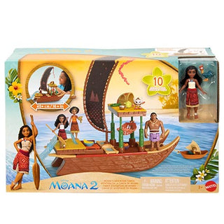 Moana 2 Small Doll Transforming Boat