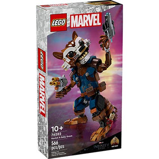 Lego Marvel Rocket and Baby Groot 566pc
