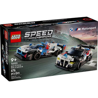 Lego Speed Champions Bmw M4 GT3 and BMW M Hybrid V8 Race Cars