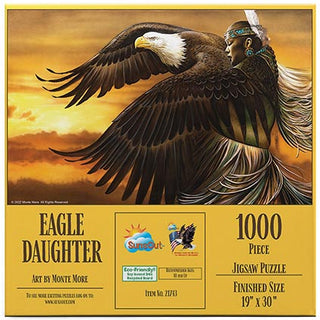 Sunsout Puzzle 1000pcs Eagle Daughter