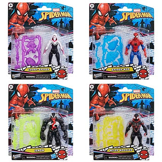 SpiderMan 4.5In Action Gear Figure Asst