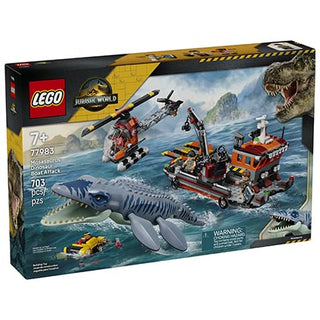 Lego Jurassic World Mosasaurus Dinosaur Boat Attack