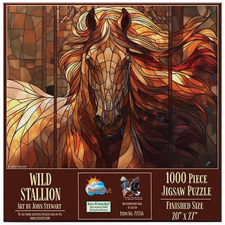 Sunsout Puzzle 1000pc Wild Stallion