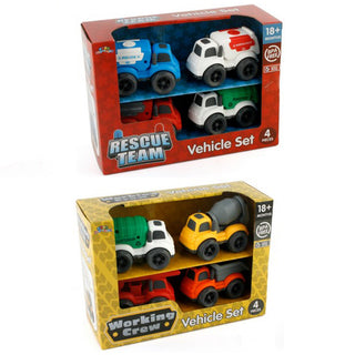 Working Crew Truck Playset 4pk