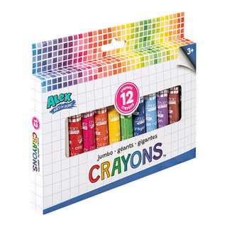 Alex Art Of Fun Crayons Jumbo 12pk