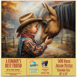 Sunsout Puzzle 500pc A Cowboy's Best Friend
