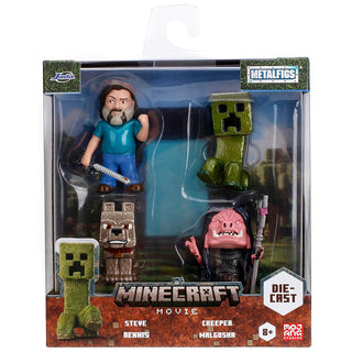 Metalfigs 2.5In Minecraft 4pk Movie Wave 5