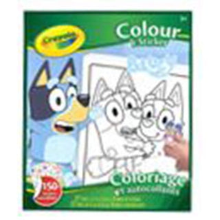 Crayola Colour and Sticker Pages Bluey