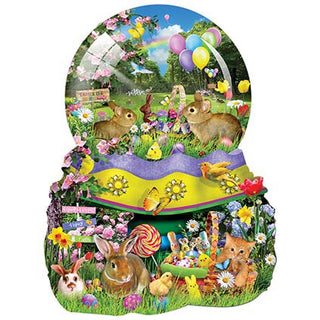 Sunsout Puzzle Shape Easter Globe 1000pc