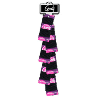 Ouchless Elastics Black Clipstrip 12 Units