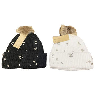 Secret ACAWHA0461 Ladies Rhinestone Beanie Asst