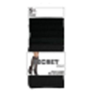 Secret 01749S Knee Length Plain 5pk Black  D3