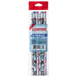 Inkology Transformers 6pk Pencils