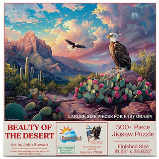 Sunsout Puzzle 500pc+ Beauty of the Desert