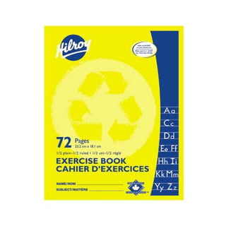 Hilroy Exercise Book Half Plain Half Ruled D12