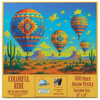 Sunsout Puzzle 500pc Colorful Ride