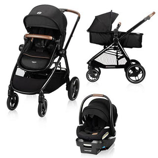 Maxi Cosi Zelia Luxe Travel System Basalt Black