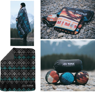 Kuma Kamp Blanket 60X70 Peaks N Valleys