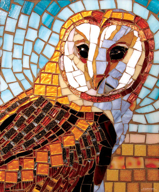 Sunsout Puzzle 1000pc Stained Glass Owl