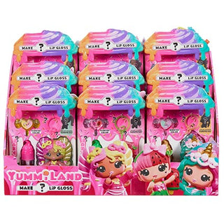 Yummiland Lip Gloss Doll Mystery Color Change Asst CDU9