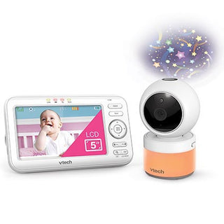 Vtech 5in HD Video Baby Monitor Ptz with Night Light